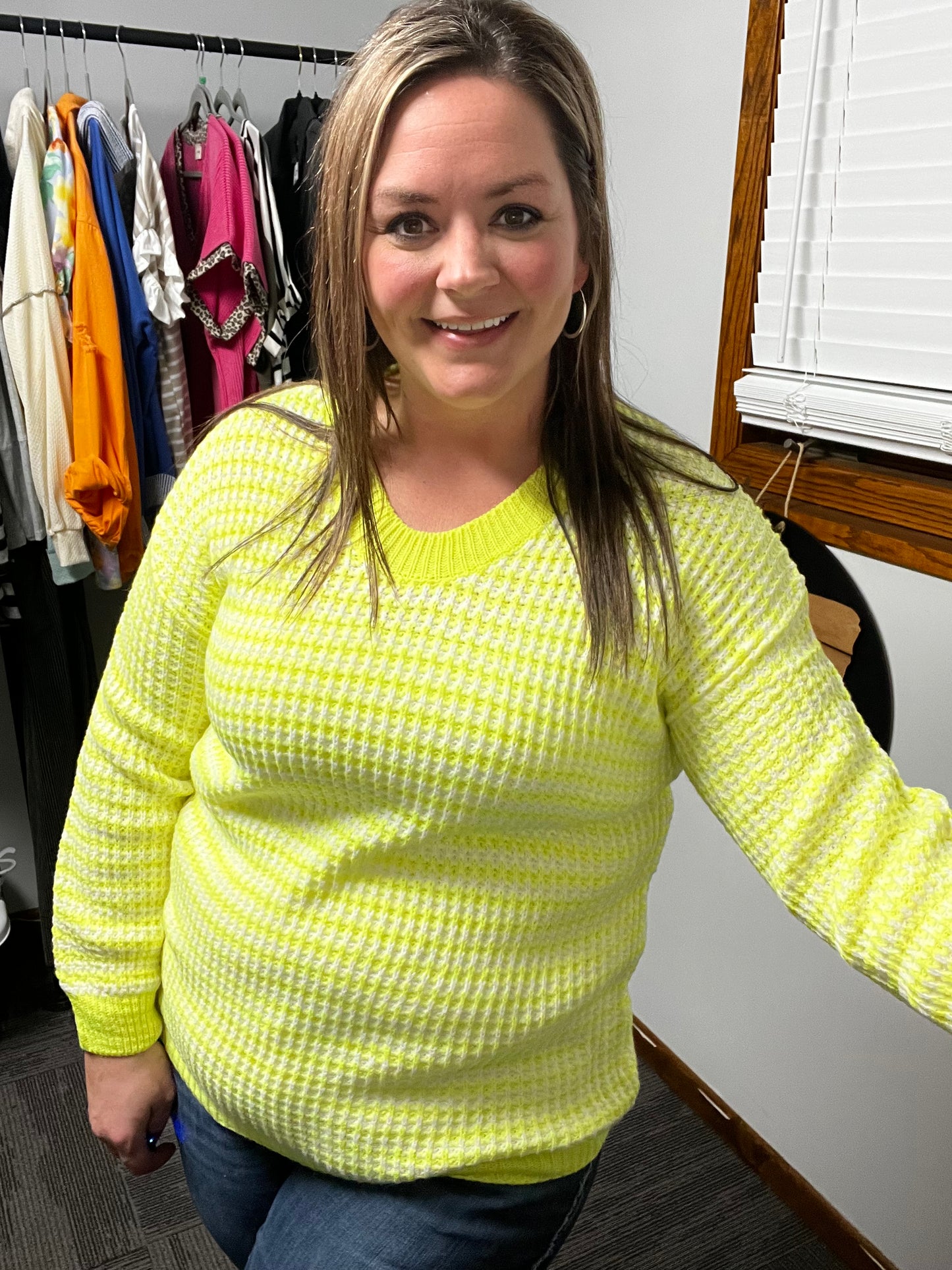 Striped Long Sleeve Sweater