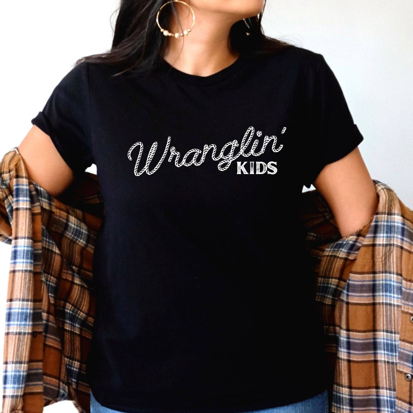 Wranglin' Kids Graphic Tee Shirt for Mom *UNISEX FIT*