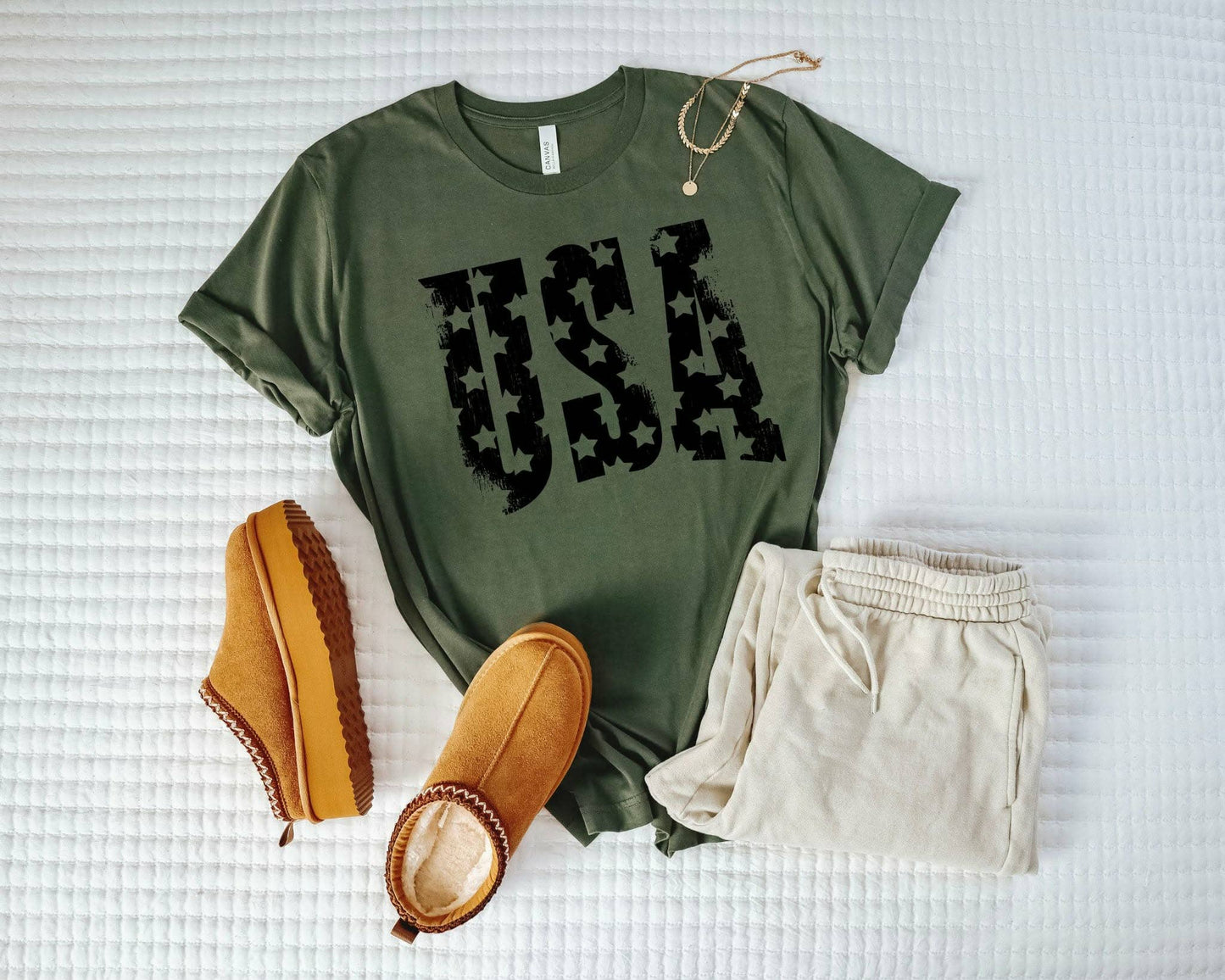 USA Vintage Stars Tee