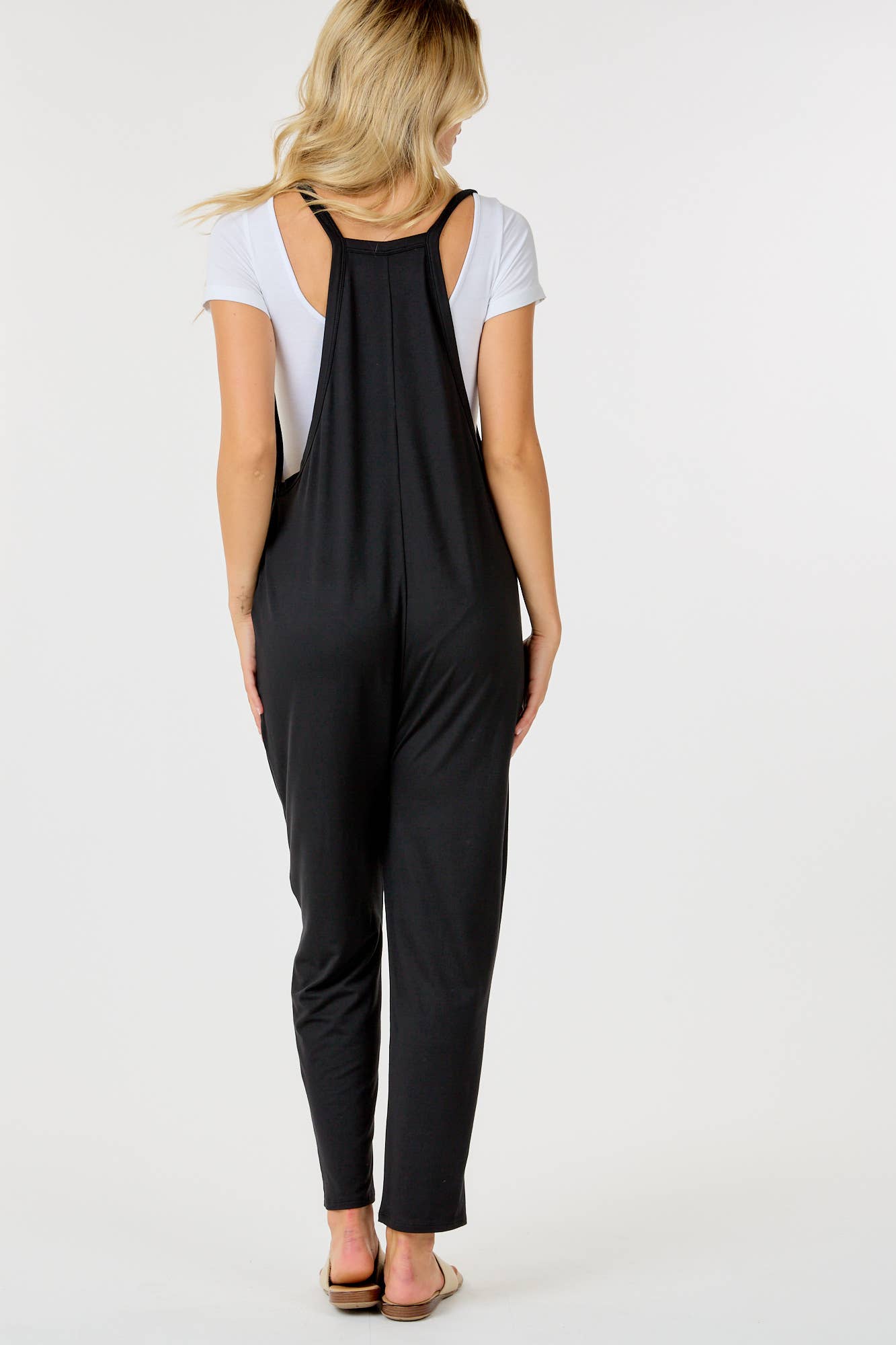 Black Sleeveless Jumpsuit