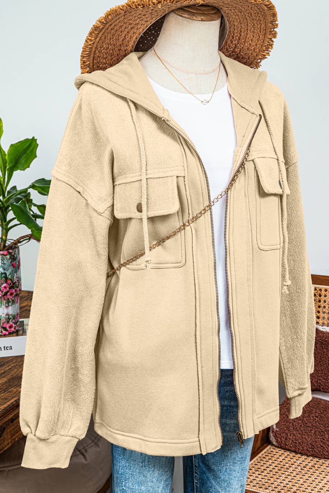 Zip Up Hoodie Jacket