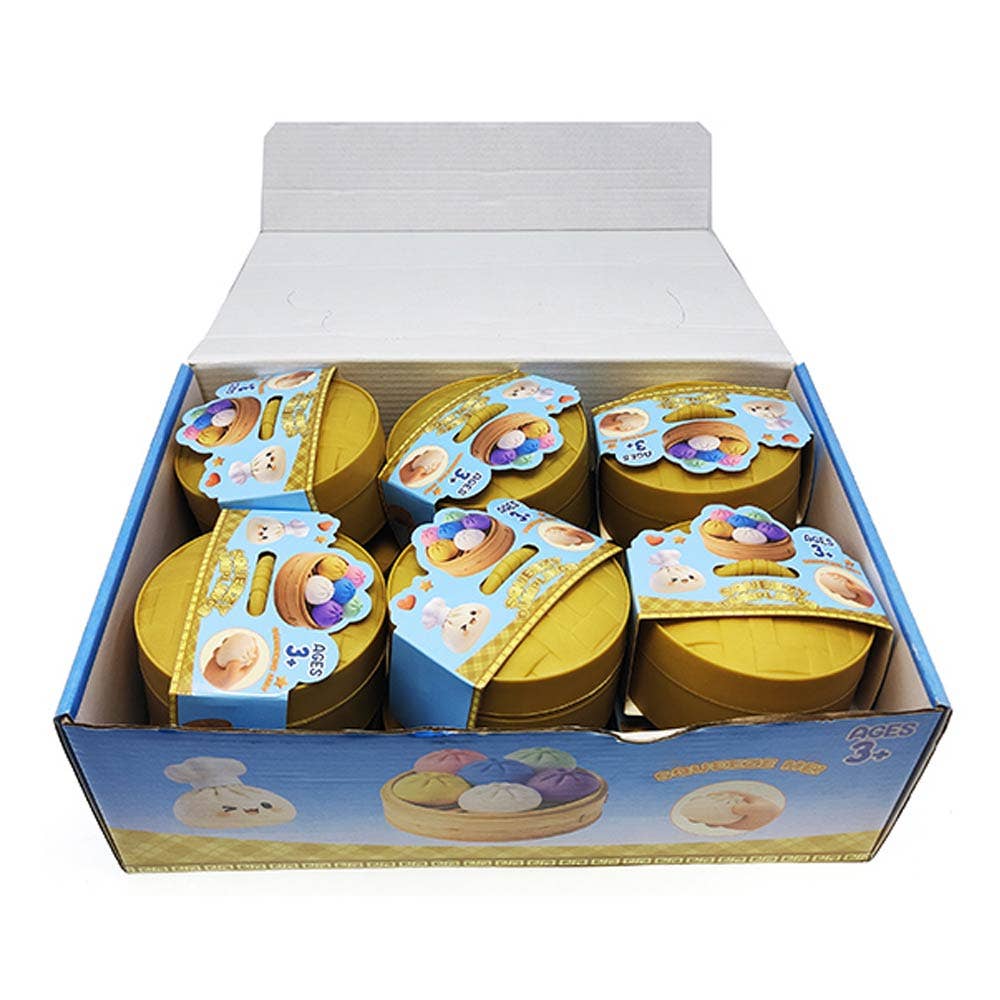 Steamed Bao Bun Dumpling Squeeze Squishy Stress Relief Toy