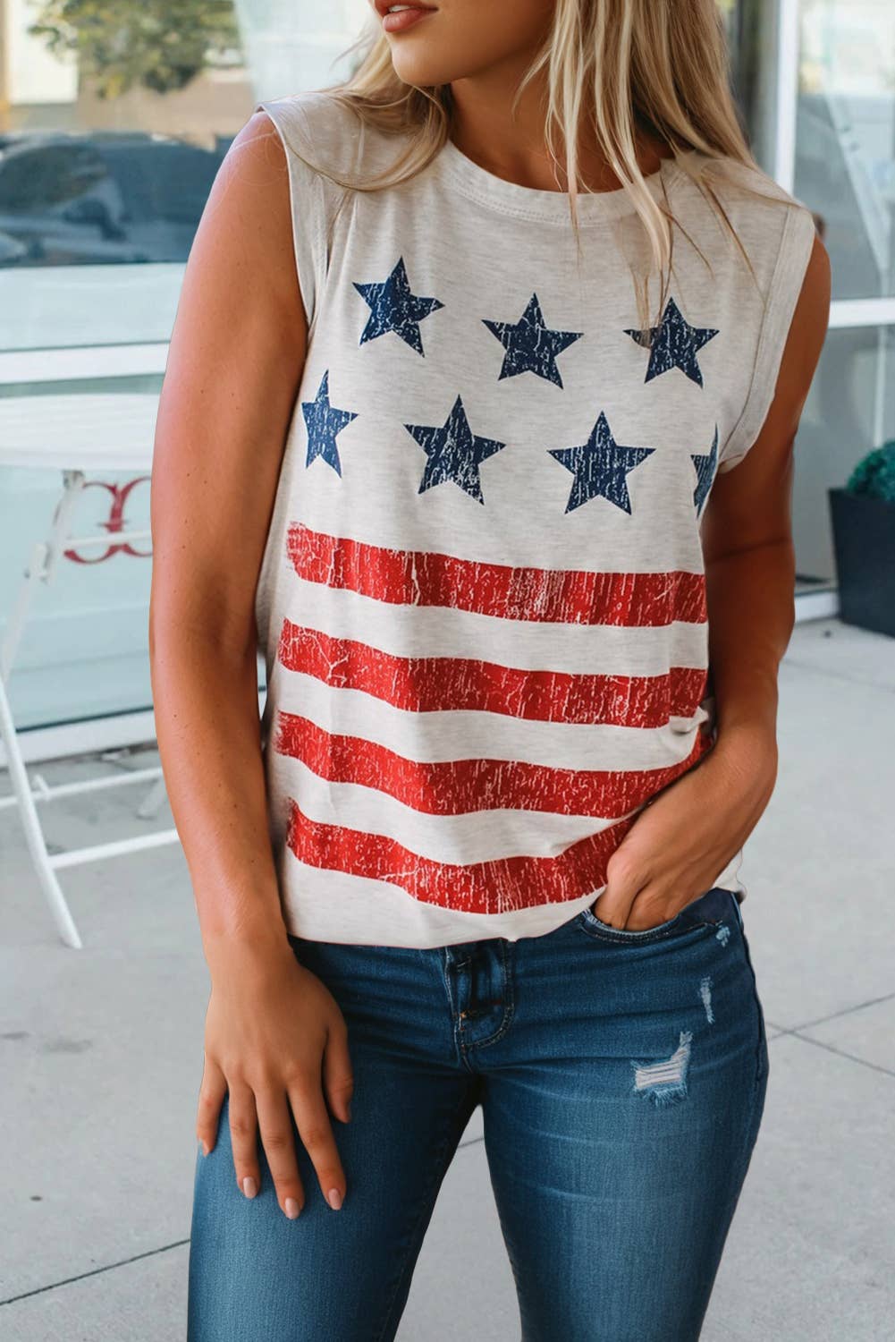 Vintage Stars and Stripes Tank