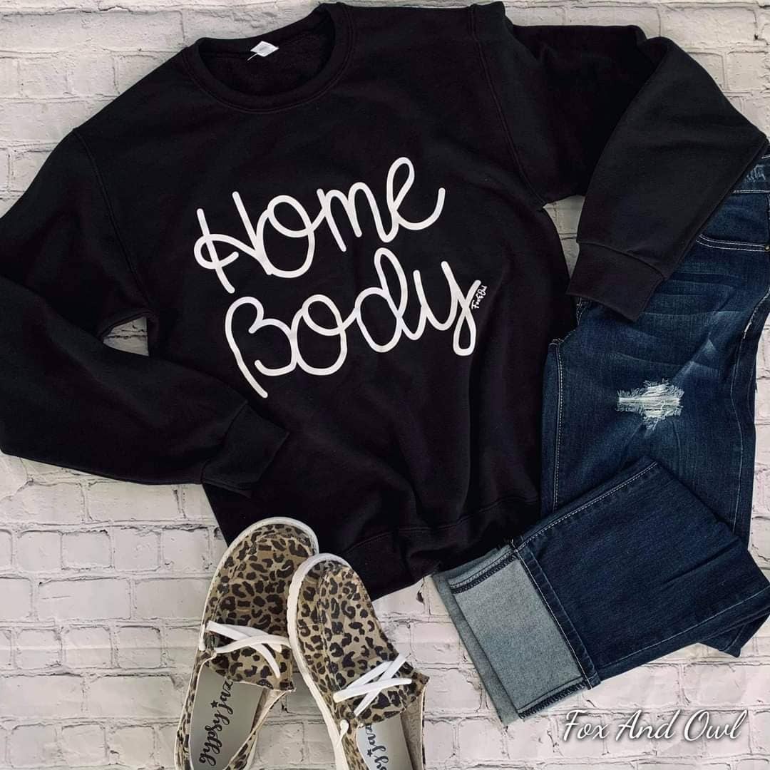Homebody crew neck sweatshirt