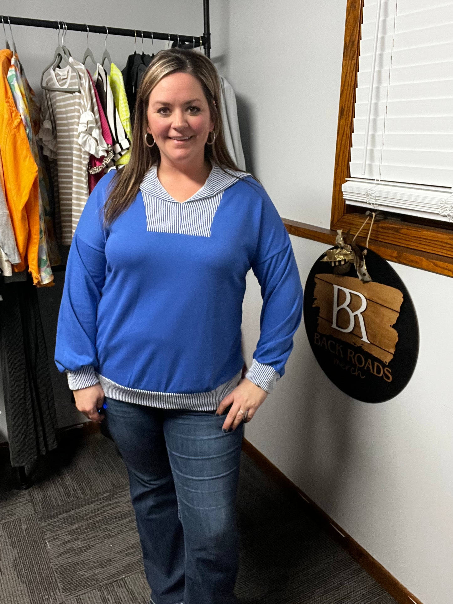 Love Letter Sweatshirt in Royal