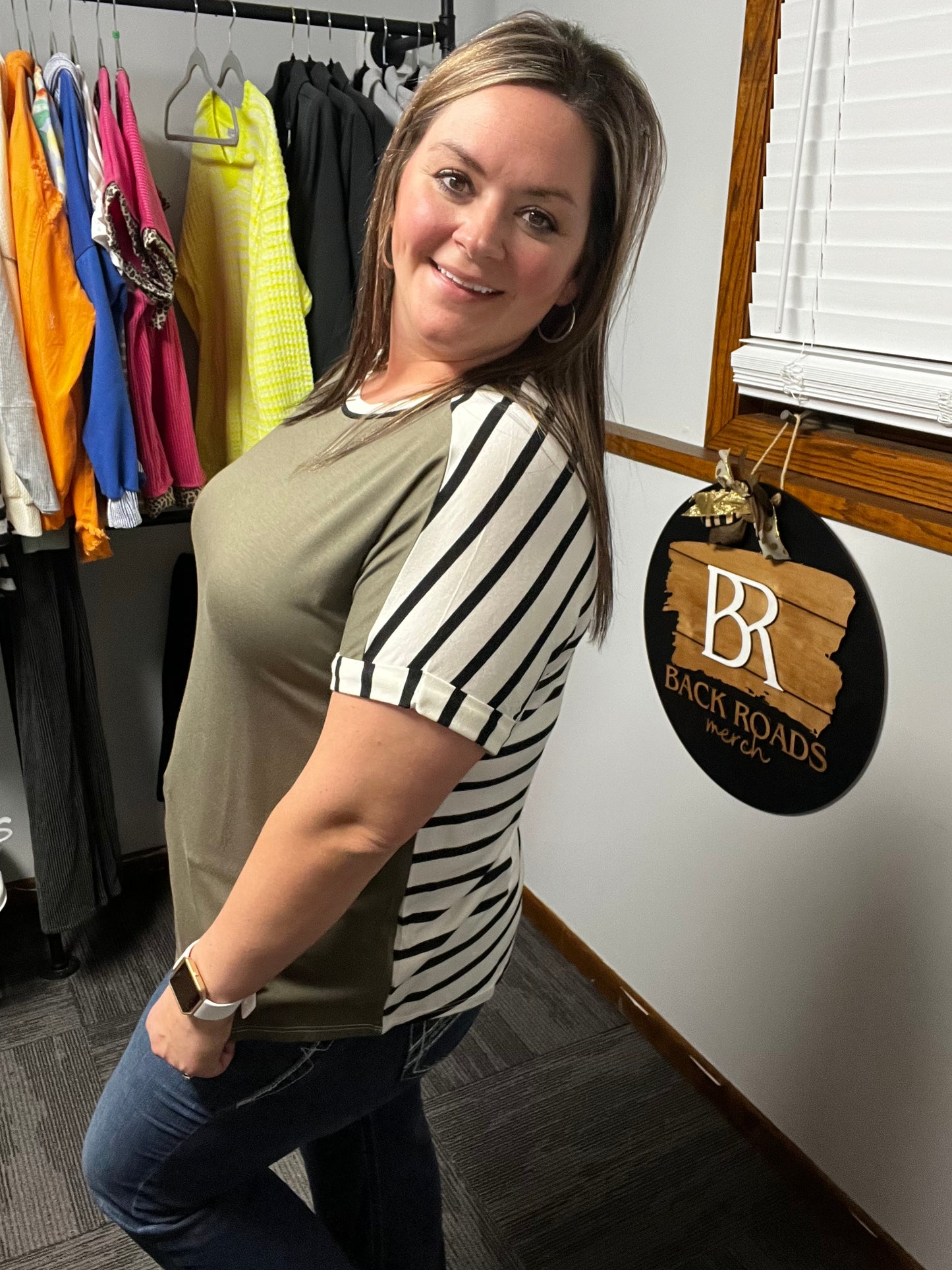 Keep Me Boldin' Stripe Top