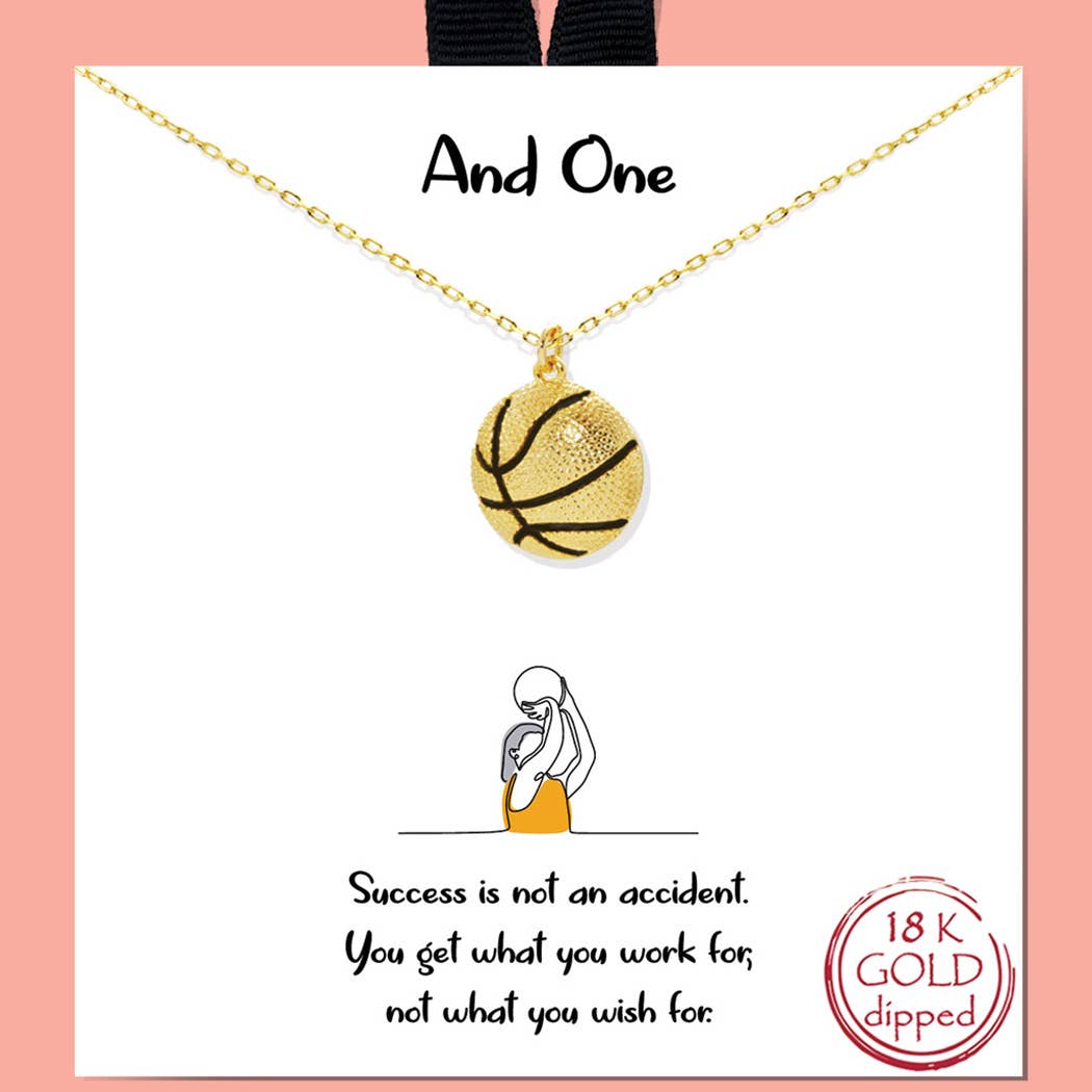 And One Basketball Necklace