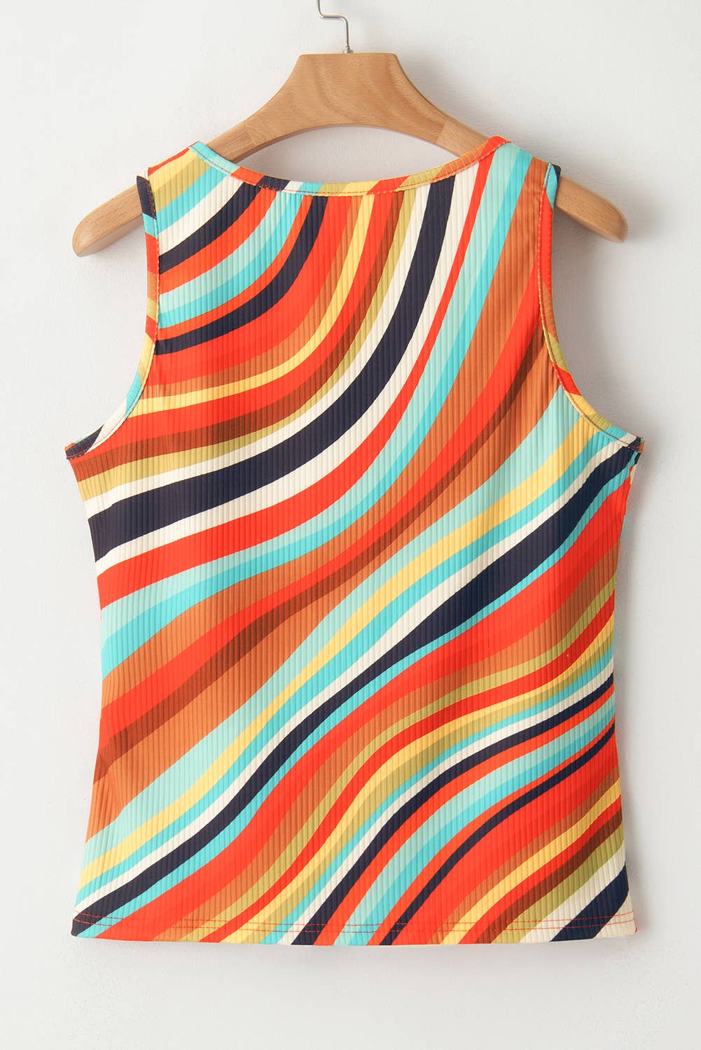 Wavy Striped Tank Top