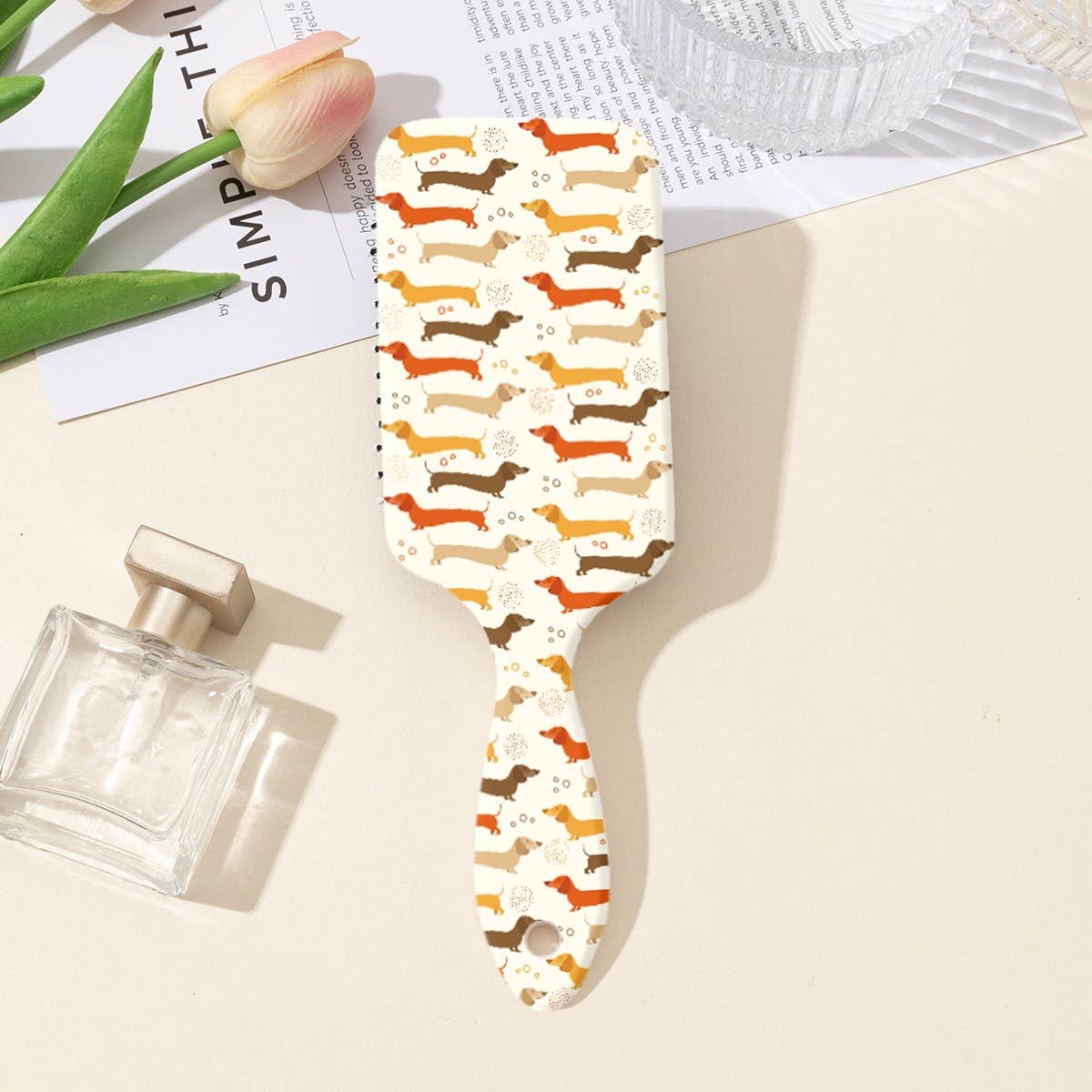 Pattern hairbrush