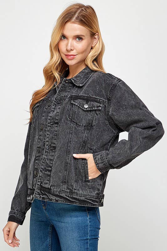 Cotton denim jean jacket