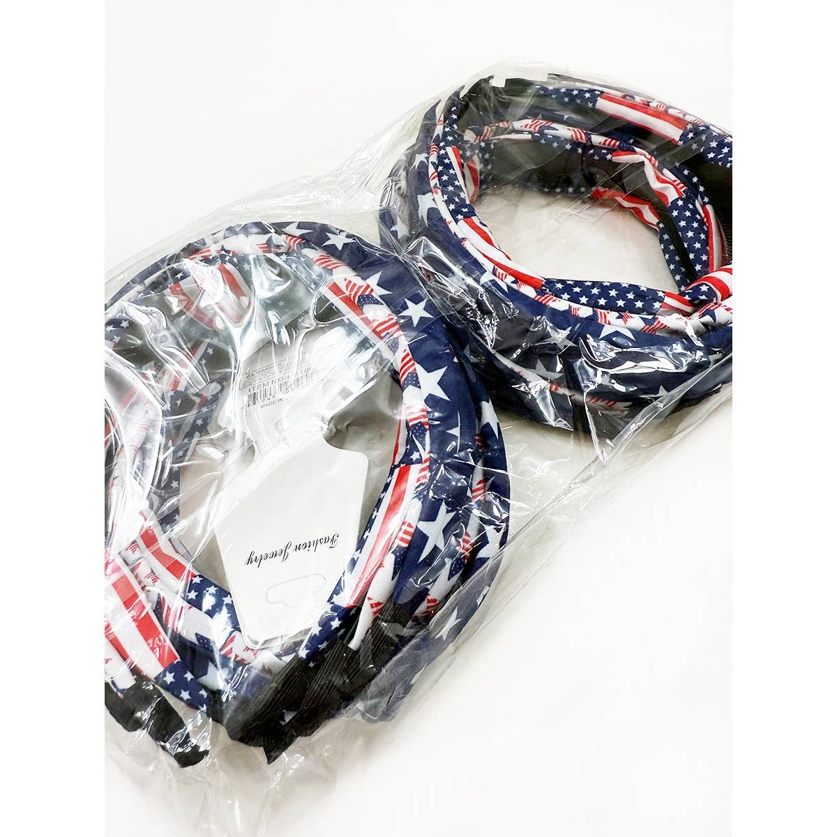 USA Flag American Patriotic Twisted Headband