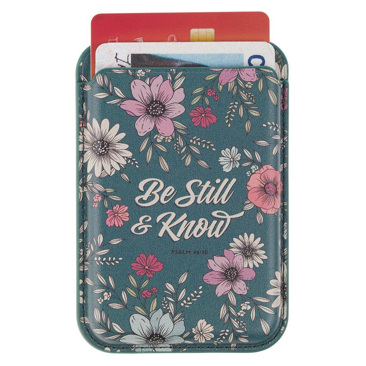 Phone Wallet Magnetic Be Still & Know Ps. 46:10