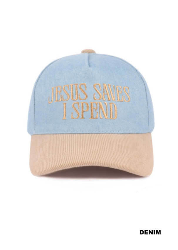 Jesus saves, I spend cap