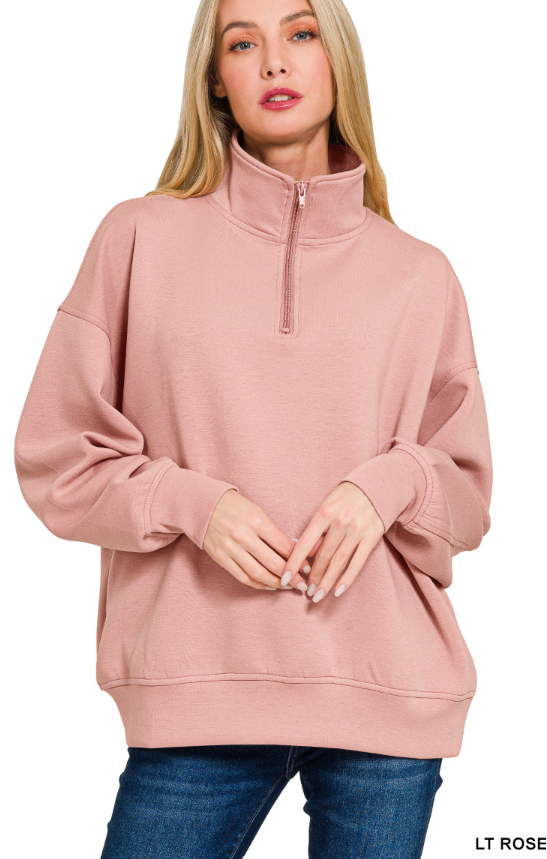 scuba half zip pullover (reg and plus)