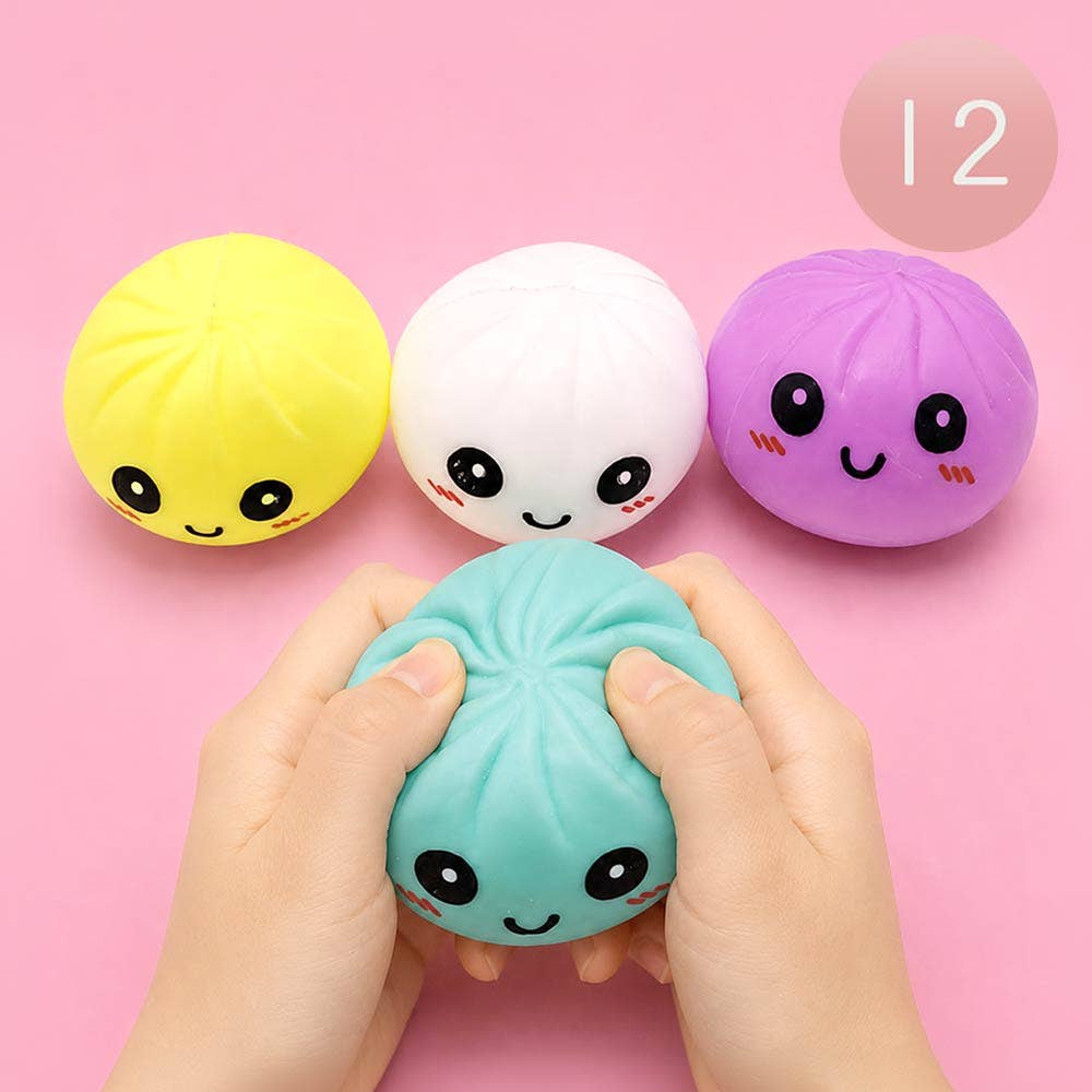 Steamed Bao Bun Dumpling Squeeze Squishy Stress Relief Toy