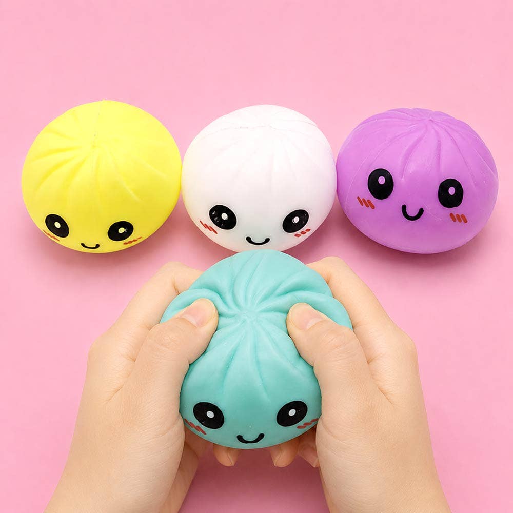 Steamed Bao Bun Dumpling Squeeze Squishy Stress Relief Toy
