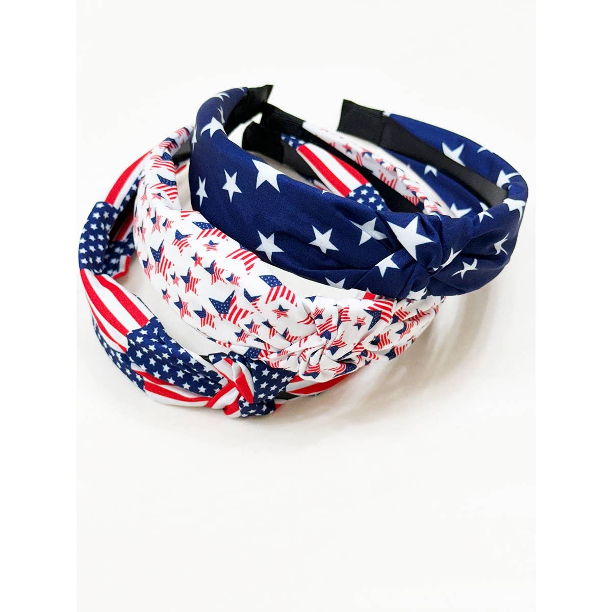 USA Flag American Patriotic Twisted  Headband