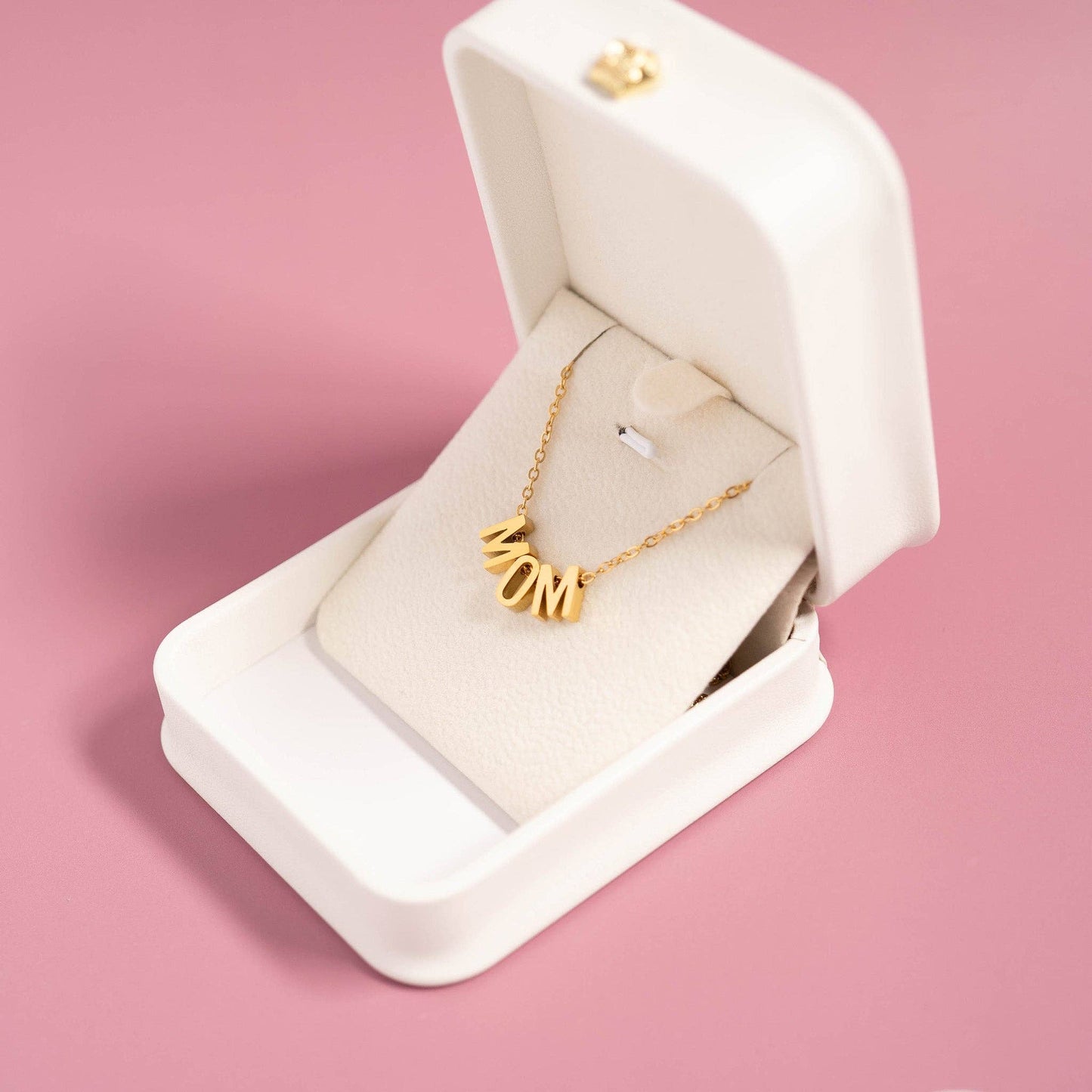 18K Gold Stainless Steel Mom Necklace