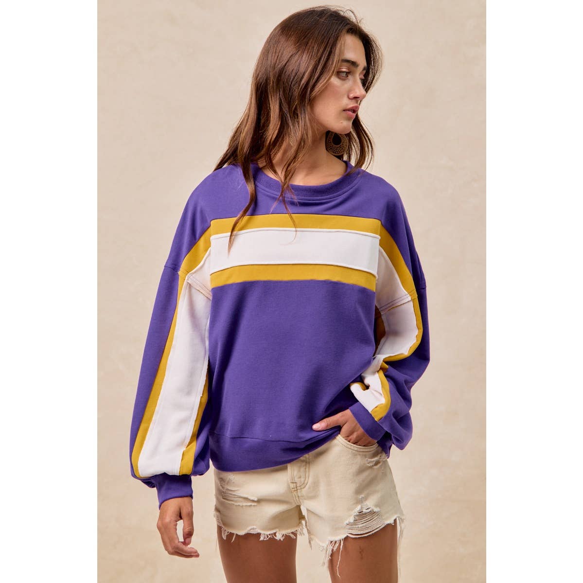 Gameday colorblock top
