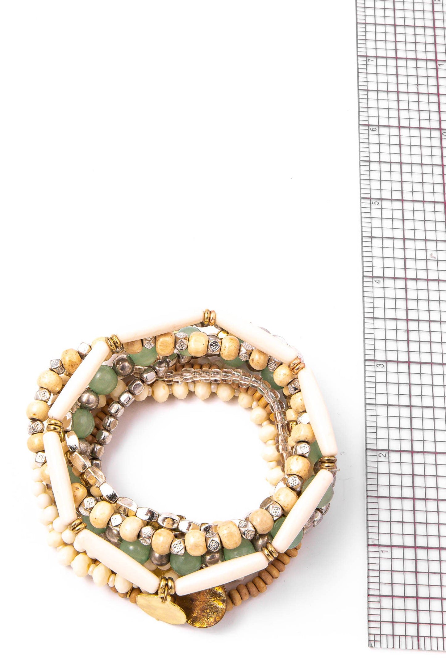 Multi Bead Stretch Bracelet Set