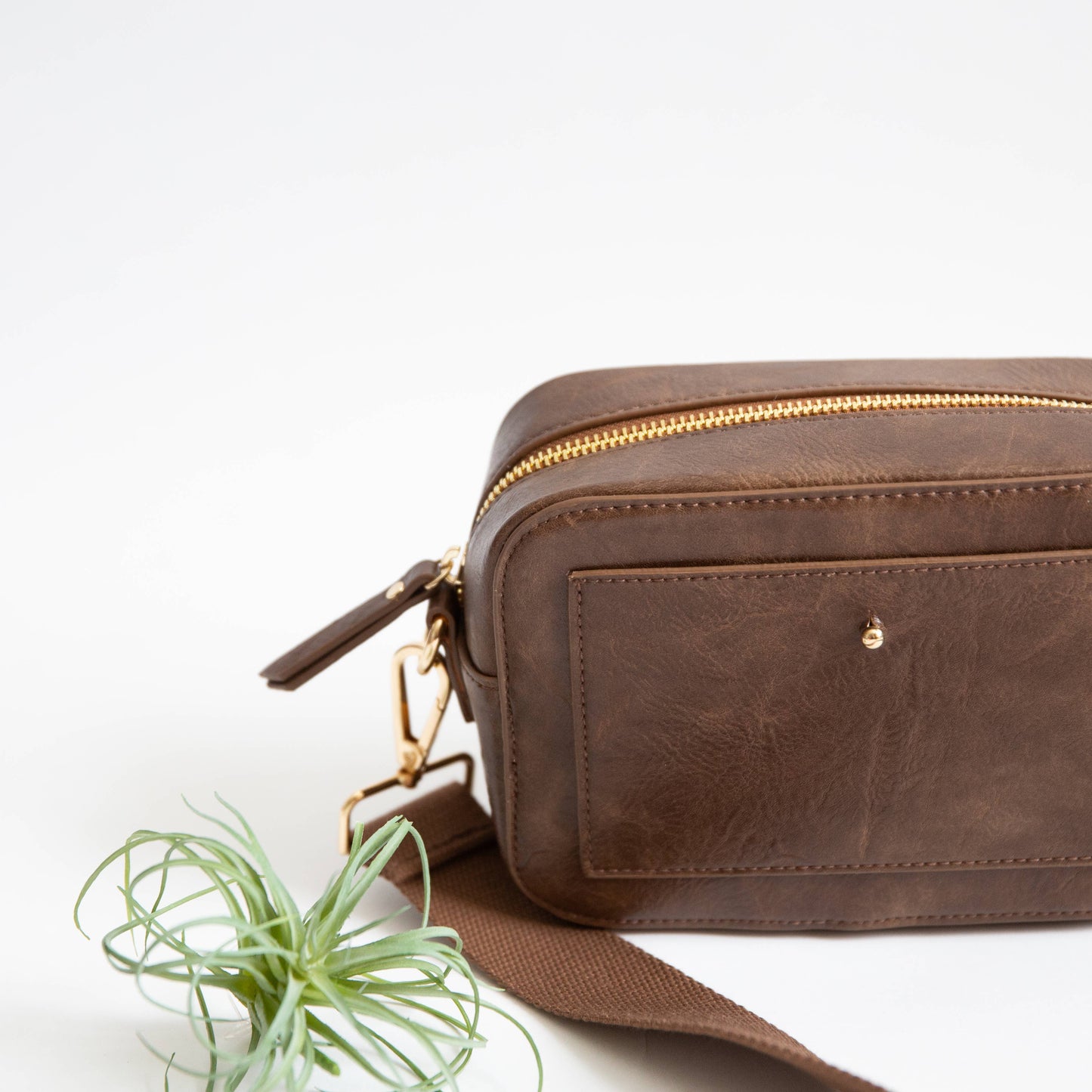 Wanderlust Camera Crossbody - Brown