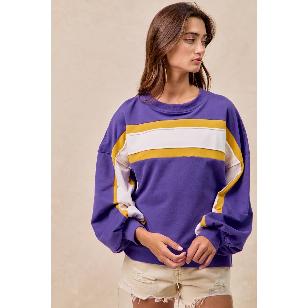 Gameday colorblock top