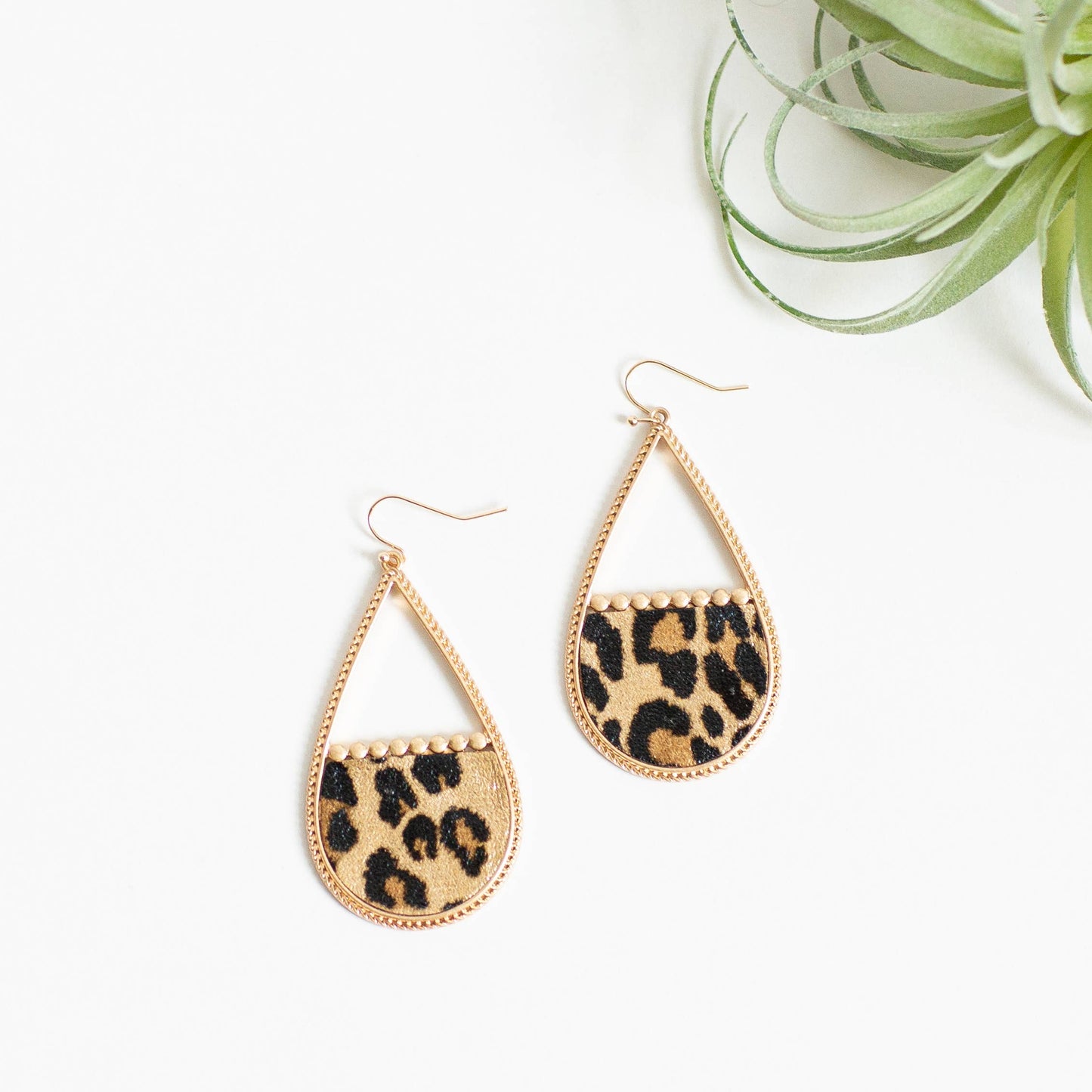 Emily Earring - Leopard