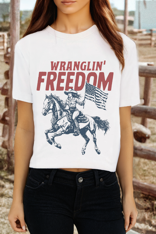 Wranglin Freedom Tee