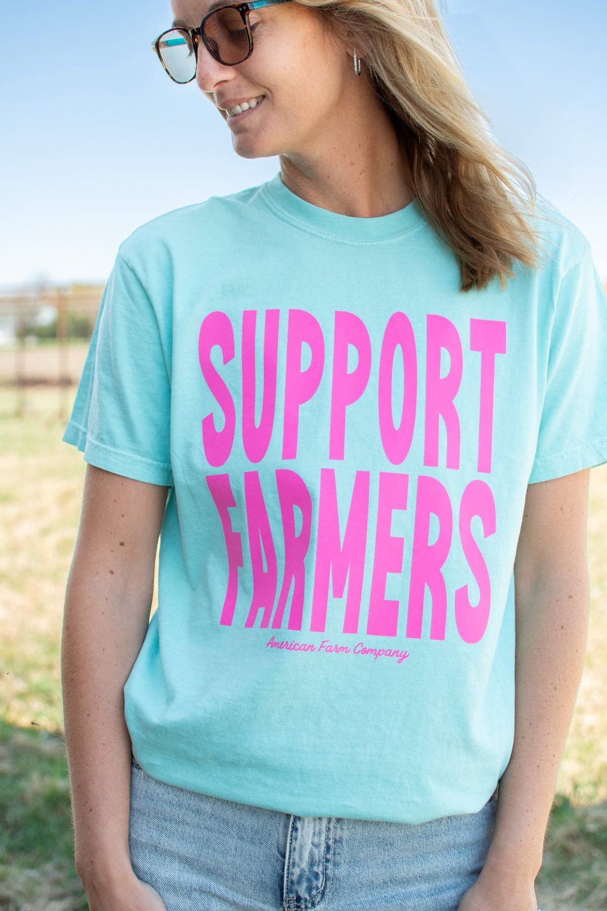 Western 'Support Farmers' Graphic Tee