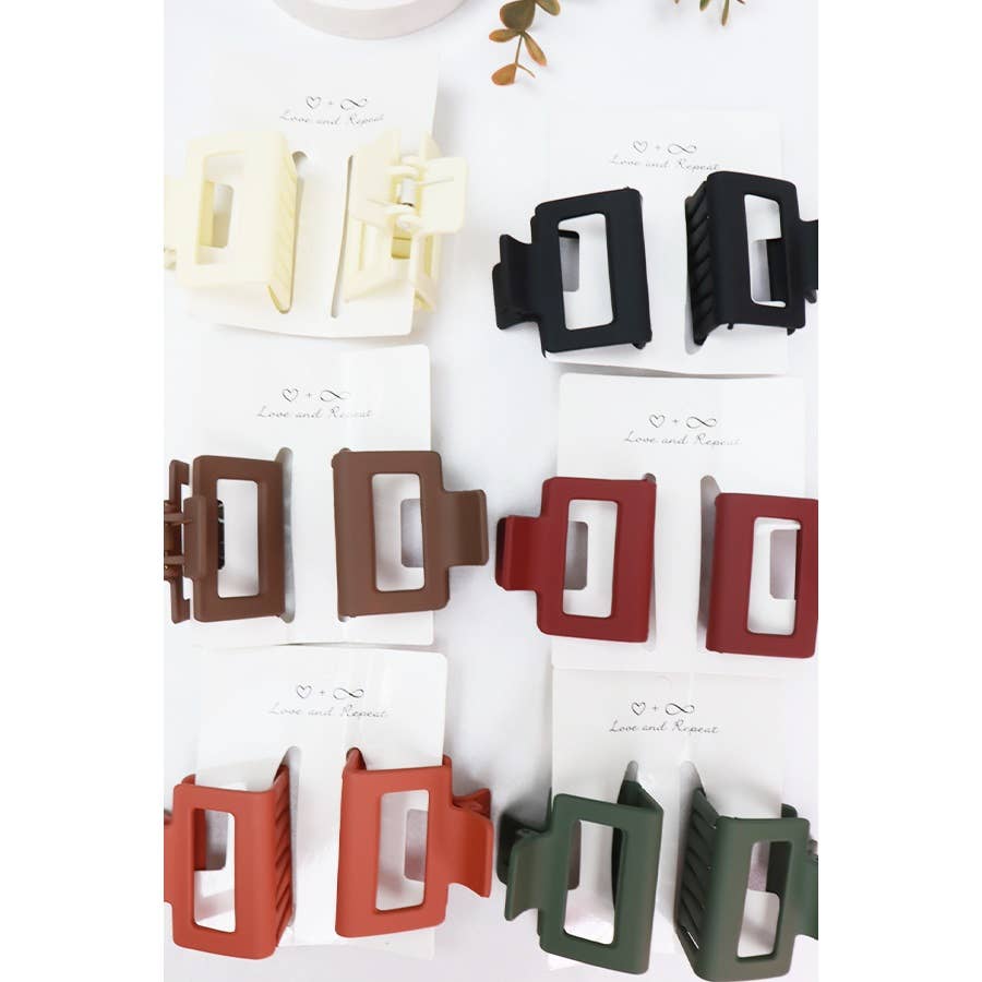 Small Rectangle Hair Claw