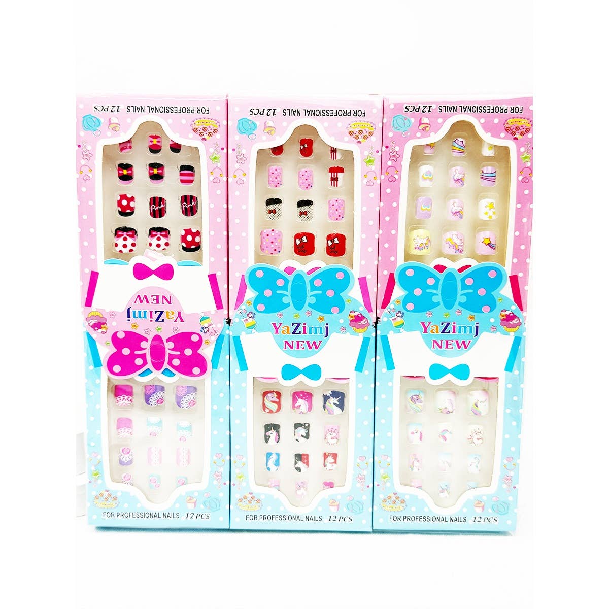 Adorable Press On Kids Nails Set