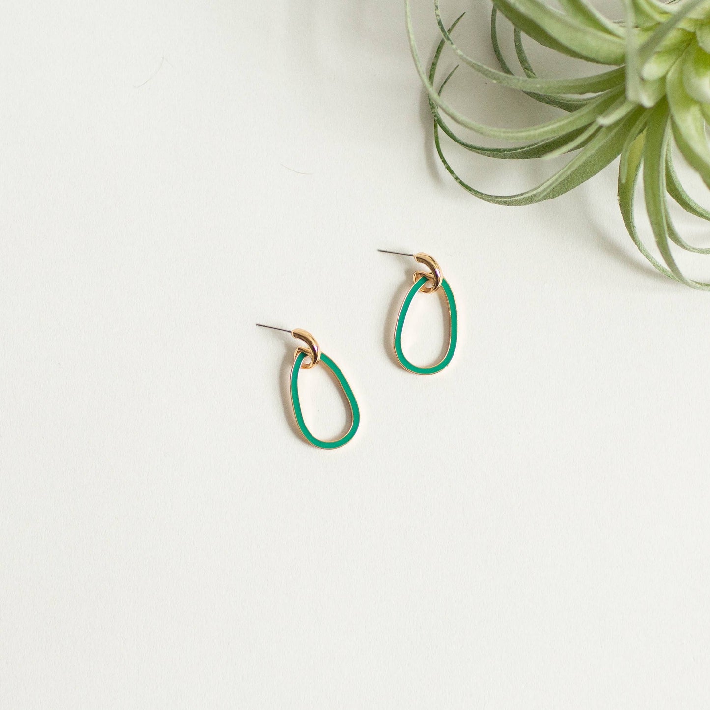 Ava Earring - Emerald