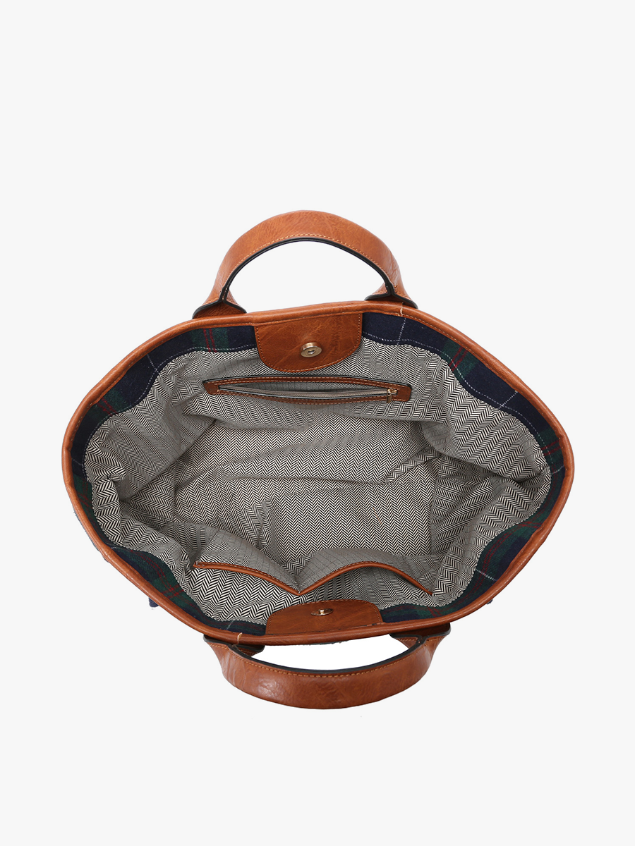 Cow print oversized tote bag