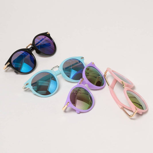 Kid's Round Color Tinted Sunglasses