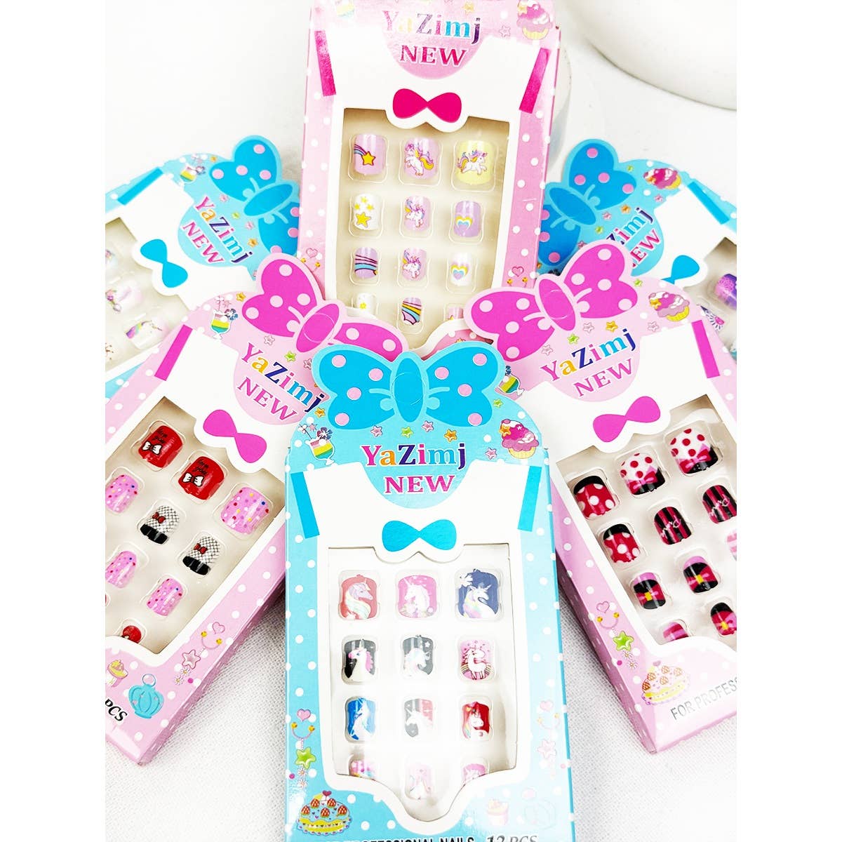 Adorable Press On Kids Nails Set