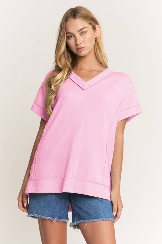 Raw Edge Detail Top