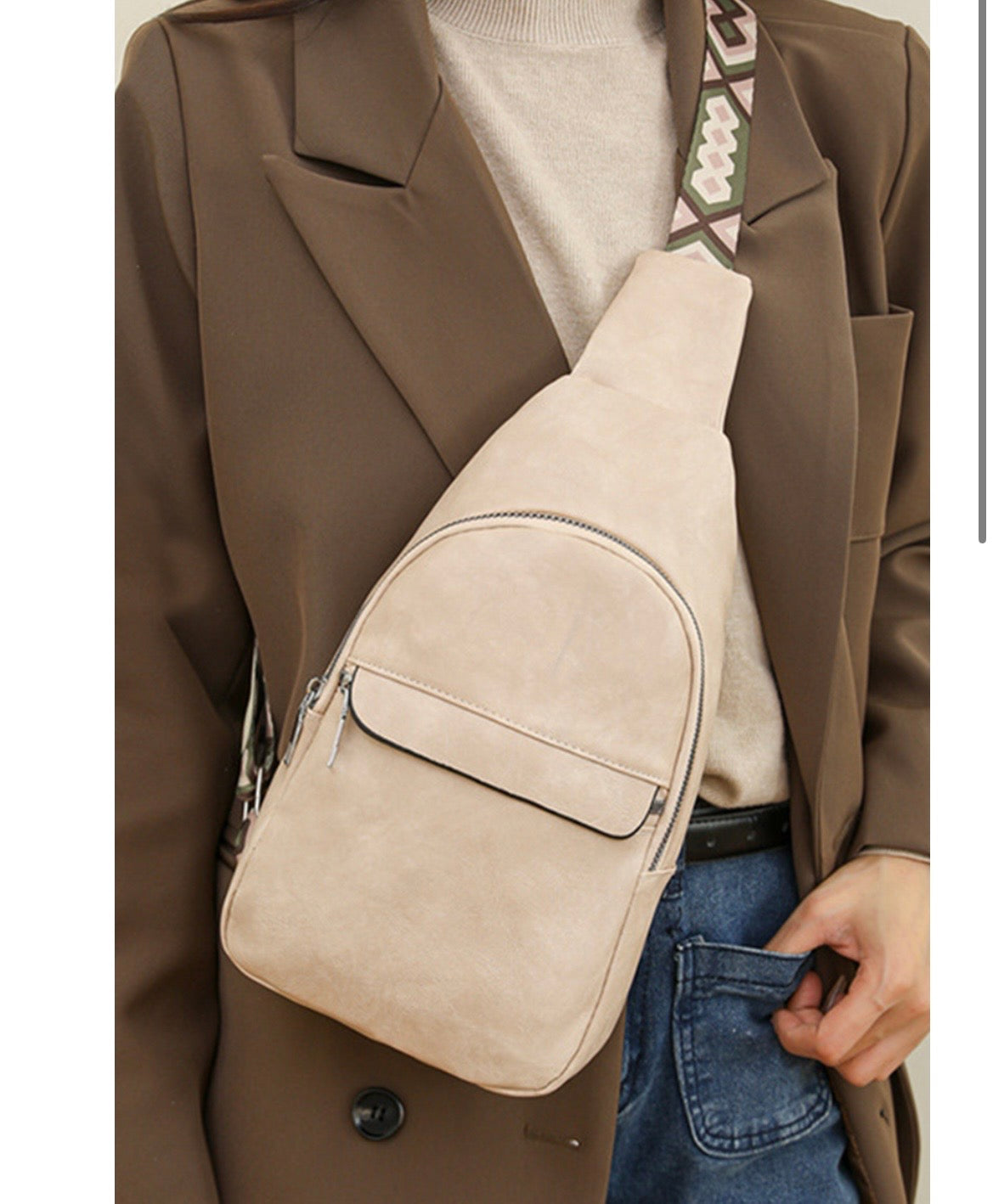 Guitar Strap Crossbody Sling Bag