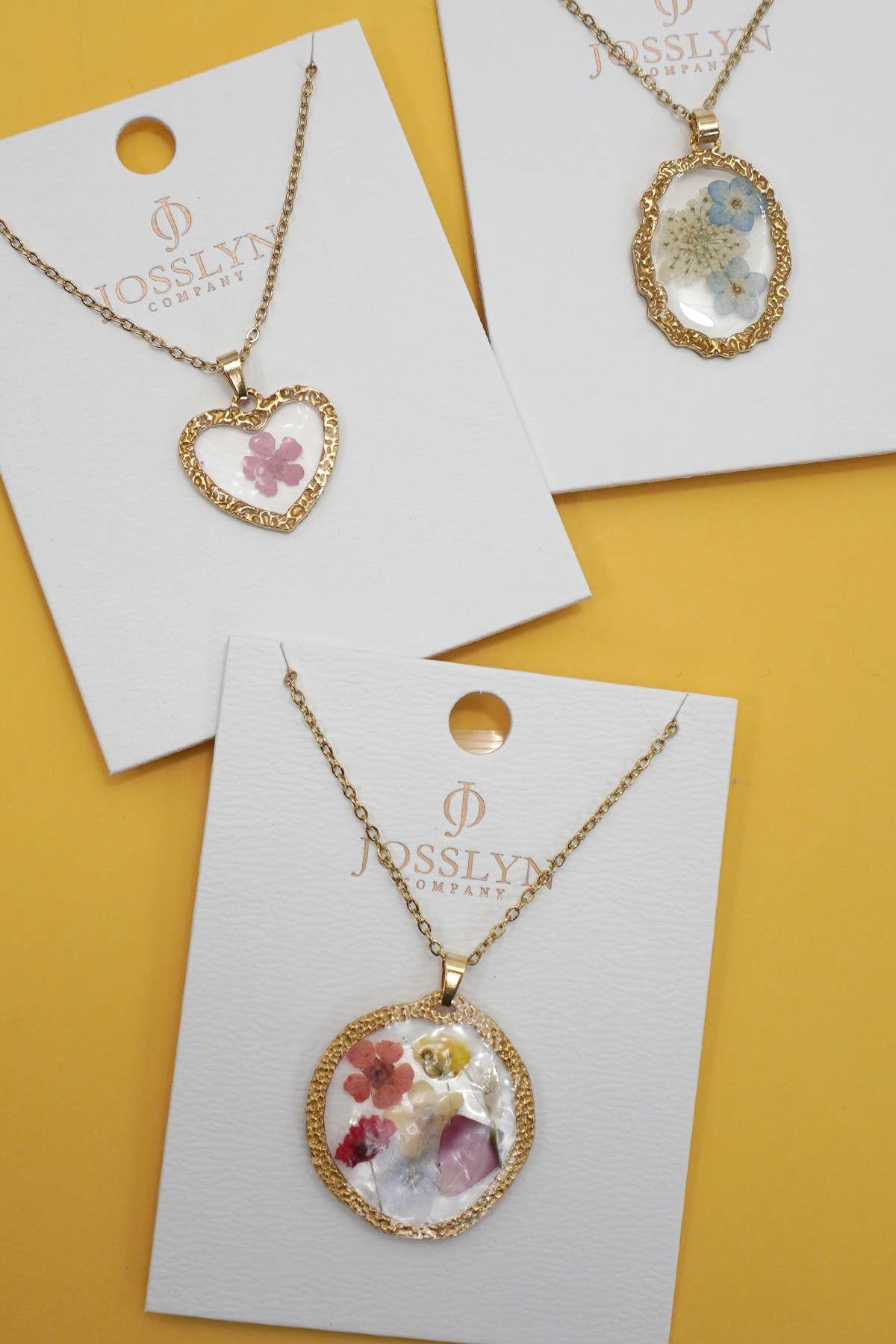 Pressed Floral Necklace