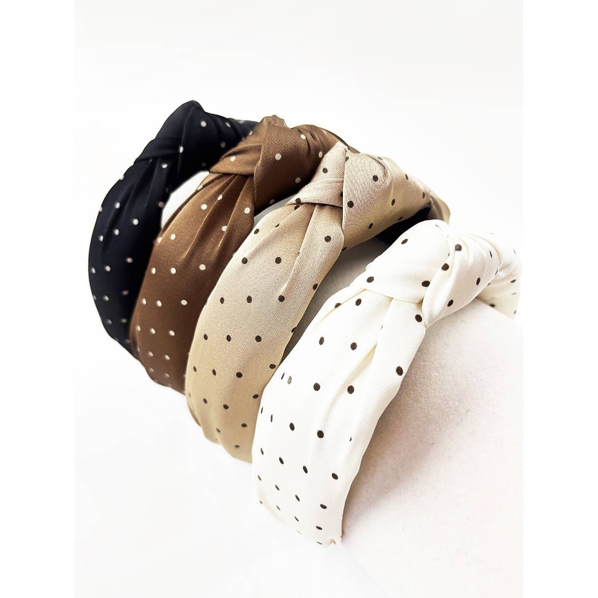 Polka Dot Knotted Headband