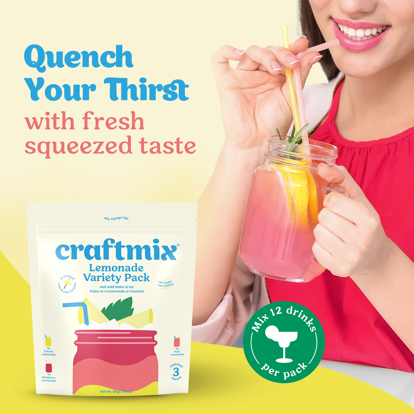 Lemonade Variety Pack Cocktail Mixers