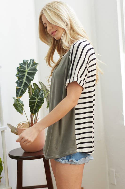Keep Me Boldin' Stripe Top
