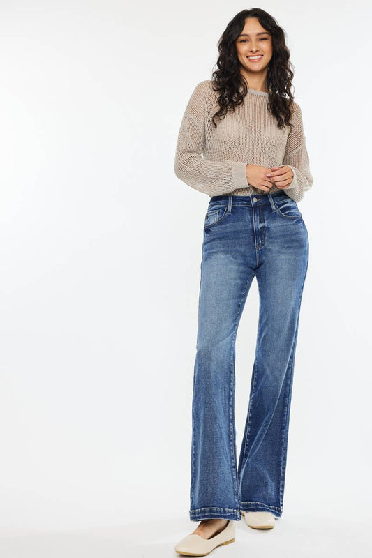 Kan Can high rise wide leg flare