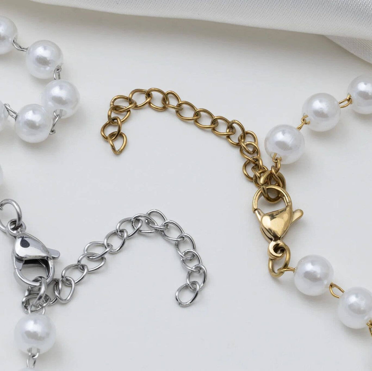 18K Gold PVD Glass Pearl