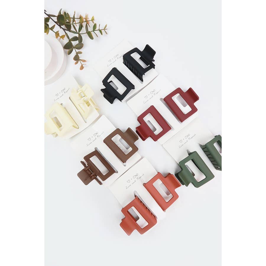 Small Rectangle Hair Claw