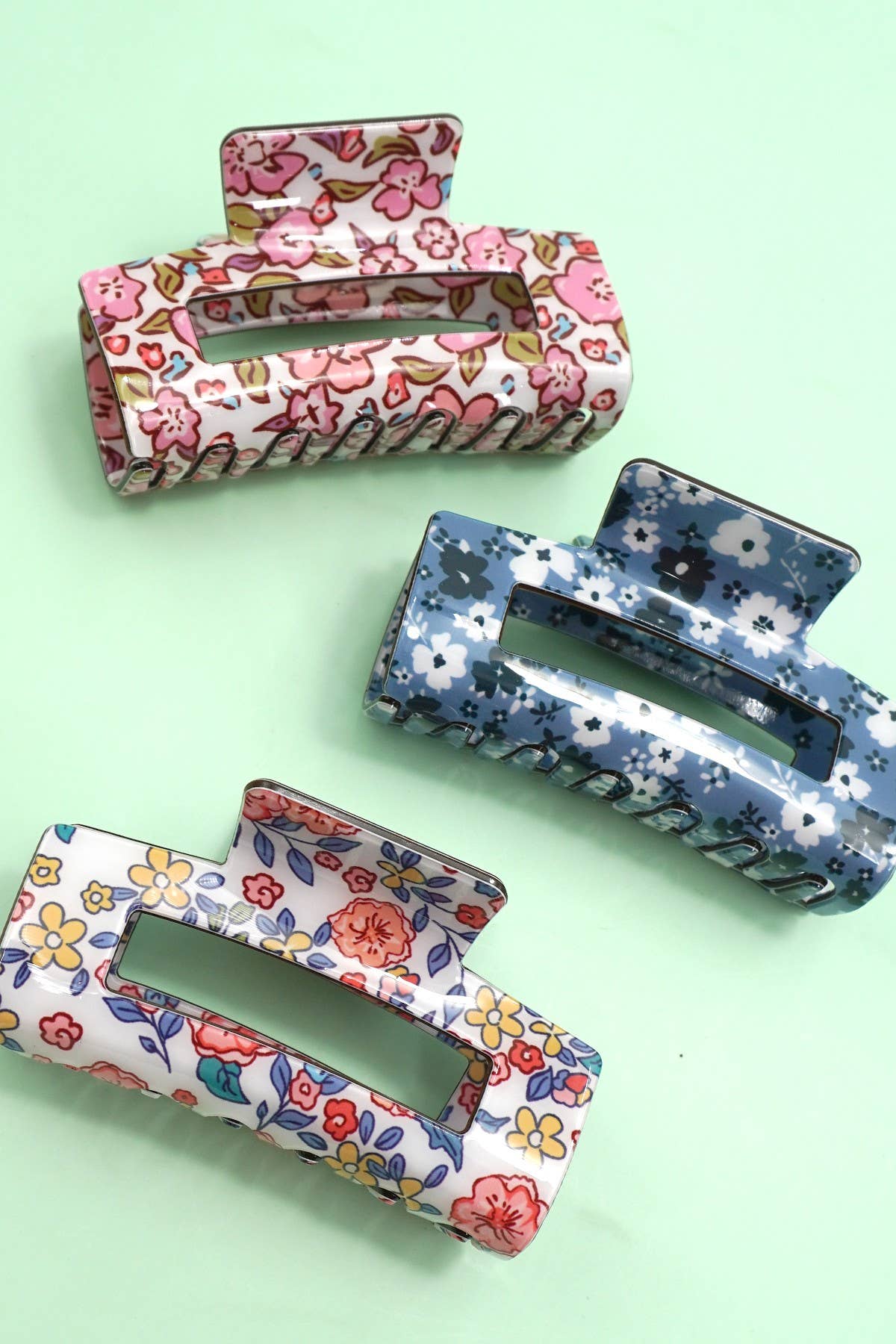 Floral Claw Clip