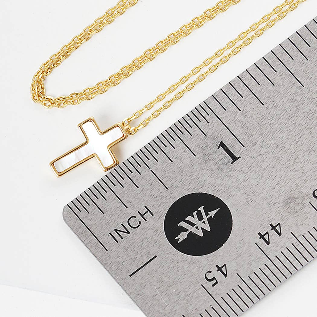 Mini Cross Necklace