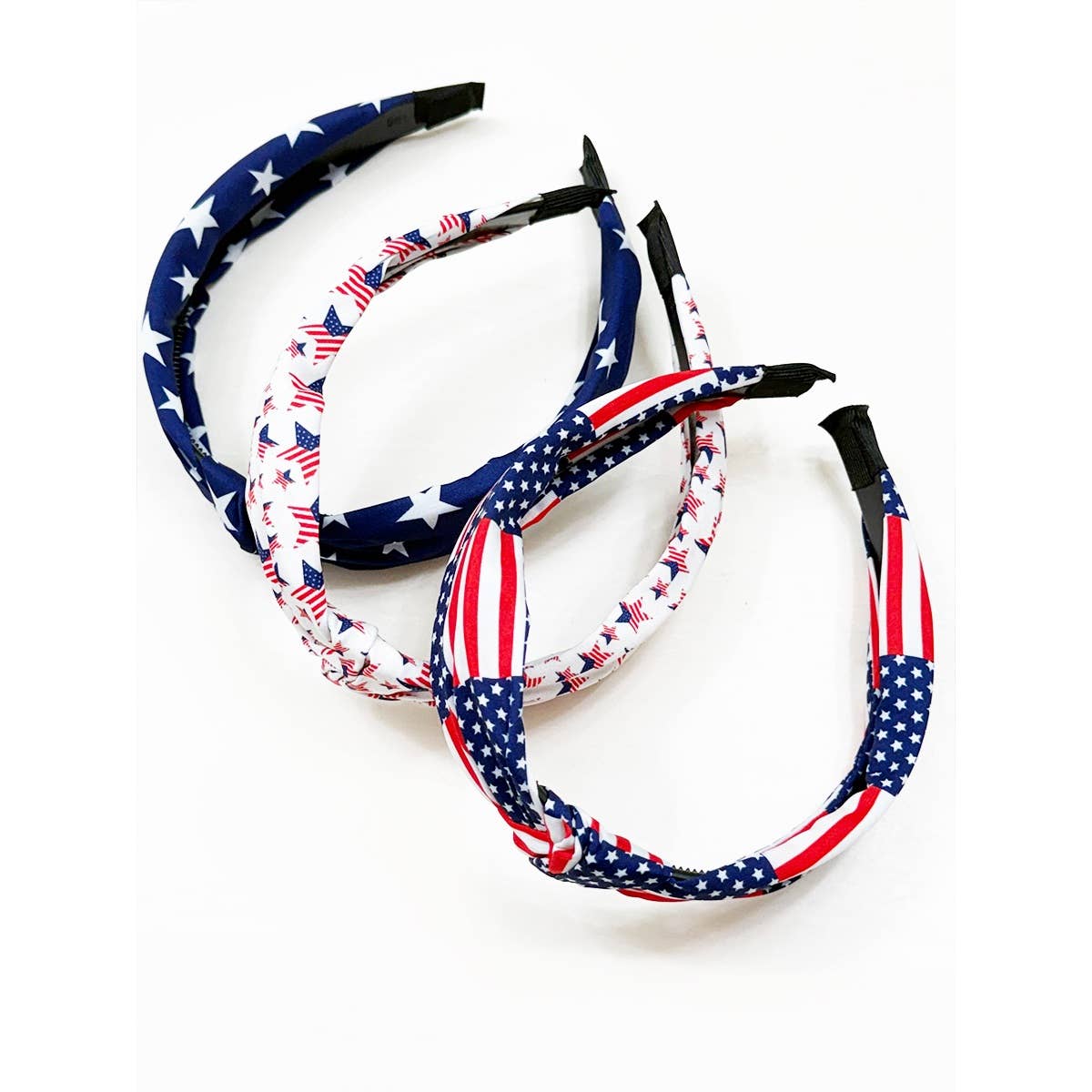 USA Flag American Patriotic Twisted  Headband
