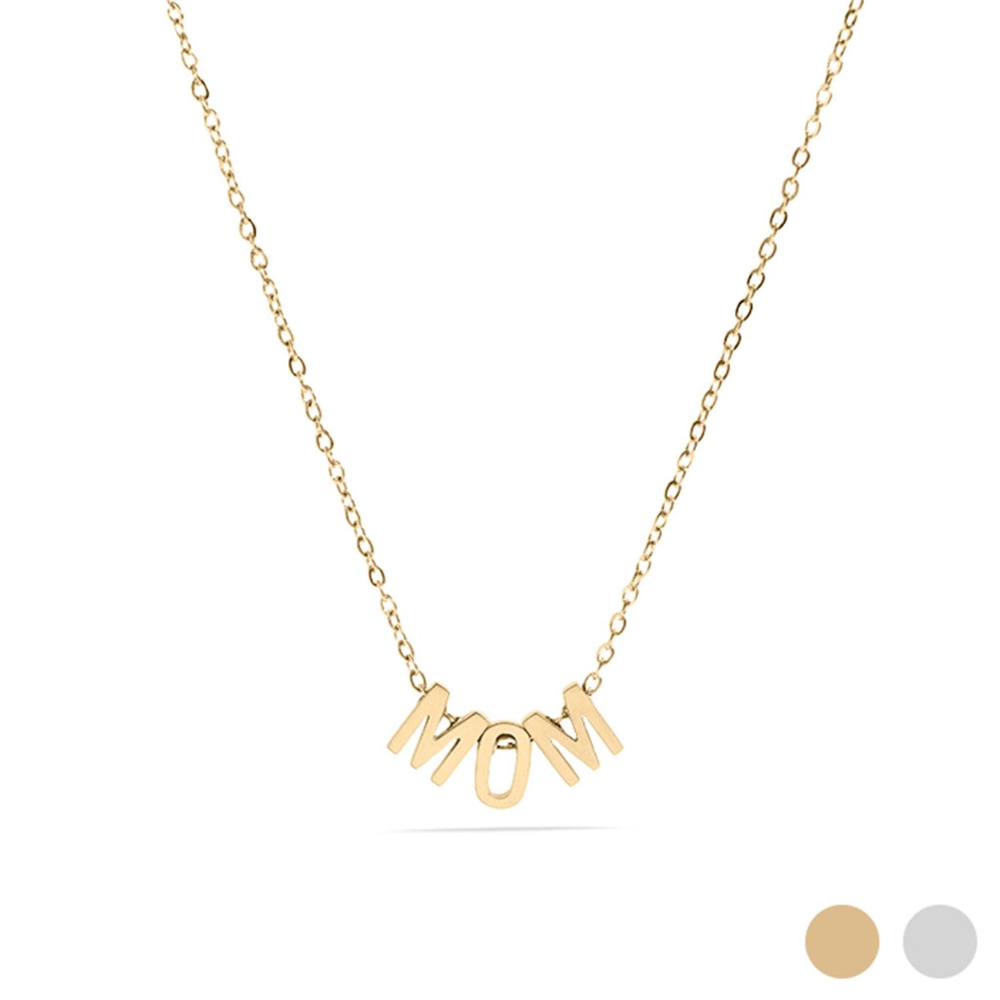 18K Gold Stainless Steel Mom Necklace