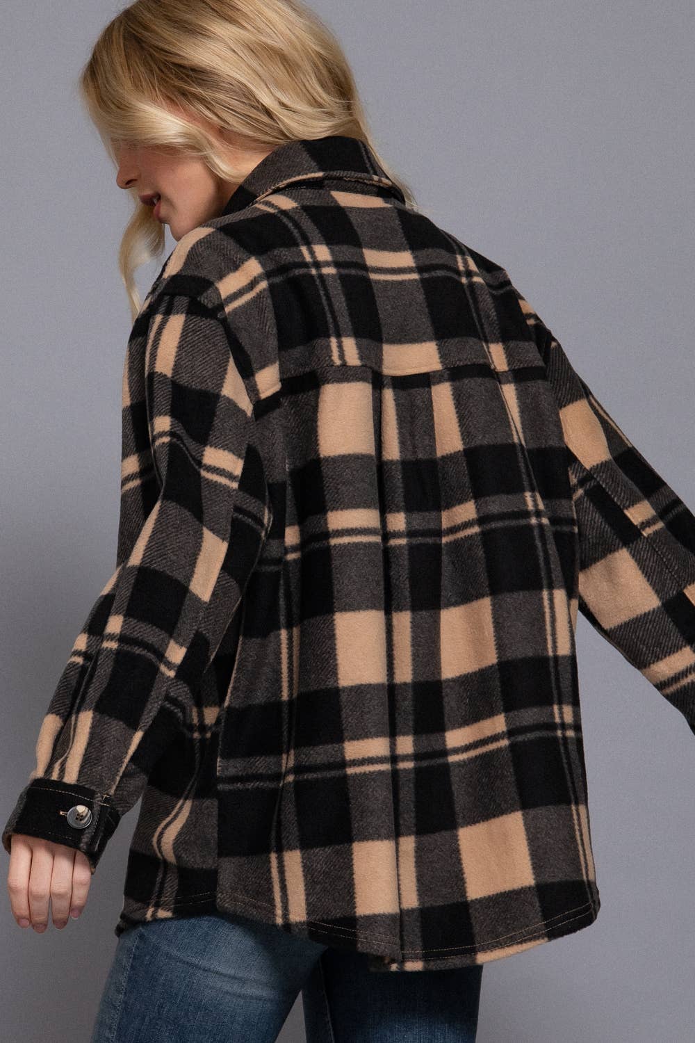 Plaid Fleece Shacket