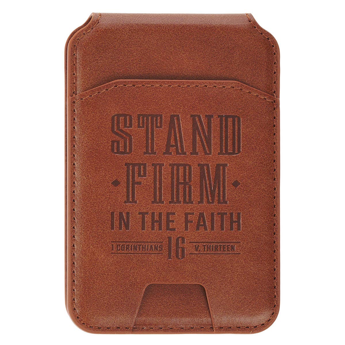 Phone Wallet Magnetic Stand Firm 1 Cor. 16:13
